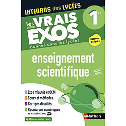 Enseignement scientifique 1re : les vrais exos donnés dans les lycées : réforme du lycée - Occasion