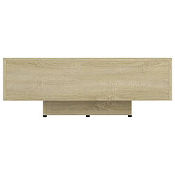 Avis ComfortXL Table Basse Chêne Sonoma 85x55x31 Cm Aggloméré