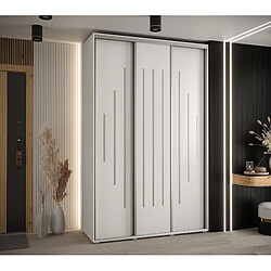 Abiks Meble Armoire Davos 12 À Portes Coulissantes 235,2/160/45 3 Portes