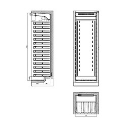 Avis Cave à Vin 115 Bouteilles Zone Unique - 325 L - Combisteel - R600a - Acier1325Vitrée/battante 595x570x1780mm