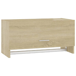 vidaXL Garde-robe chêne sonoma 70x32,5x35 cm bois d'ingénierie