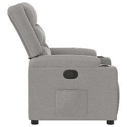 Avis vidaXL Fauteuil inclinable gris nuage tissu