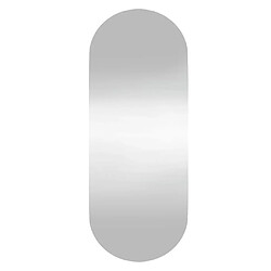 Maison Chic Miroir mural | Miroir Décoration pour Maison Salle de Bain 20x50 cm Verre Ovale -GKD18515