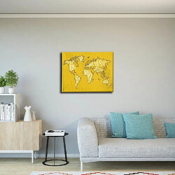 Avis EPIKASA Impression sur Toile Carte du Monde 9