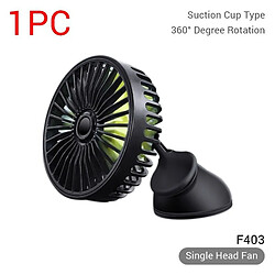 (F403) Ventilateur de voiture Portable à 3 vitesses Mini Refroidissement électrique USB