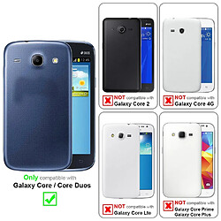 Cadorabo Coque Samsung Galaxy CORE / CORE DUOS Etui en Brun