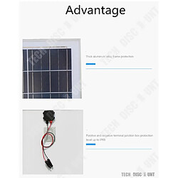 Acheter Tech Discount TD® panneau solaire longue autonomie écologique économie d'énergie anti pollution high tech solide étanche waterproof