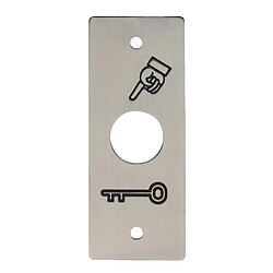 Plaque inox exit braille SEWOSY