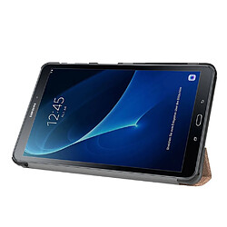 Acheter Etui en PU tri-pliure avec support pour Samsung Galaxy Tab A 10.1 T580/T585 (2016) - Or