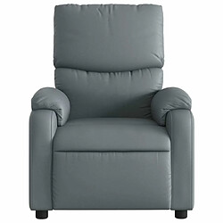 Acheter Maison Chic Fauteuil de massage inclinable,Fauteuil luxe de relaxation Gris Similicuir -MN81627