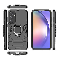 Htdmobiles Coque pour Samsung Galaxy A55 5G - housse etui rigide anti choc + verre trempe - NOIR