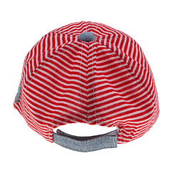 Acheter bébé garçon chapeaux rayé coton doux chapeau de baseball chapeau de soleil béret rouge