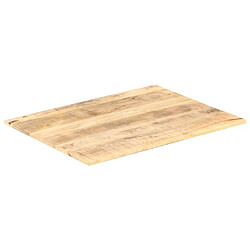 vidaXL Dessus de table Bois de manguier solide 15-16 mm 90x60 cm