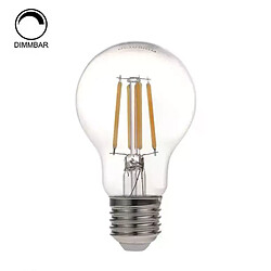 Avis Optonica Ampoule LED Dimmable E27 A60 4W équivalent à 48W - Blanc Chaud 2800K