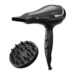 Seche Cheveux - Bellissima - Ionique S9 2300W - Pour Cheveux Lisses et Ondulés - 2 Vitesses 3 Températures - Concentrateur Dif