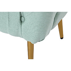 Avis Pegane Banquette en polyester vert et métal doré - longueur 103 x Profondeur 46 x hauteur 42 cm