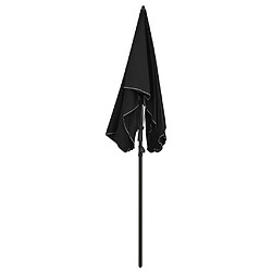 Avis Maison Chic Parasol Jardin | Parasol de jardin avec mat 200x130 cm Noir - GKD99701