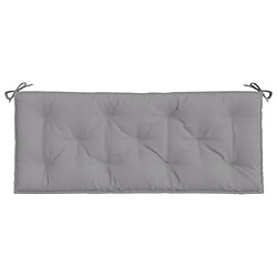 Acheter Maison Chic Coussin Confort | pouf | Coussin de banc de jardin gris 120x50x7 cm tissu oxford -GKD65268