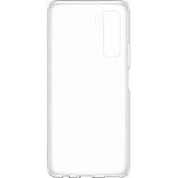 Huawei Coque pour Huawei P40 Lite Semi-rigide et Souple en Silicone Transparent