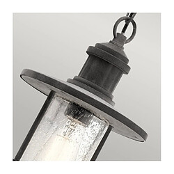 Avis Elstead Lighting Lampe sur pied extérieur Riverwood Zinc patiné