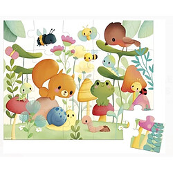 Juratoys-Janod Puzzle Les compagnons du jardin - 20 pcs