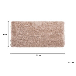 Beliani Tapis beige 80 x 150 cm CIDE