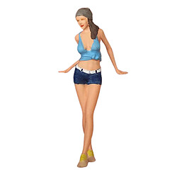 Acheter 1:64 Figure Personnage Féminin Poupée Paysage Train Chemin De Fer Modèle Décor Style C