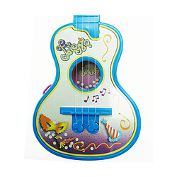 Guitare pour Enfant Reig Party Bleu Blanc 4 Cordes