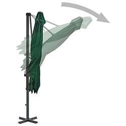 Acheter Maison Chic Parasol Jardin | Parasol en porte-à-faux et mat en aluminium 250x250 cm Vert - GKD21278