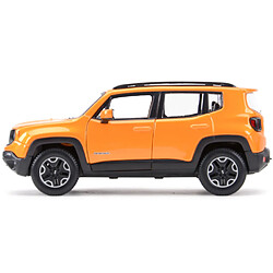 Universal 1: 24 Jeep Renegade 4x4 Chute Chute Electrostatique Moulding Car Collection Model Car Toy | Moulding Toy Car (orange) pas cher