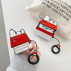 GUPBOO Airpods Coque Housse Étui Protecteur Compatible pour AirPods Pro-maison de dessin animé mignon snoopy