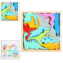 Acheter Montessori 3D Puzzle Jigsaw Cadeaux De Jouets Préscolaires Pour Enfants Tout-petits Jurassique