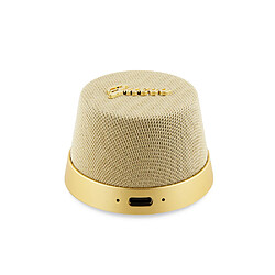 Guess Maroquinerie Guess Enceinte Bluetooth 5.3 3W Compatible MagSafe avec Micro et Réducteur de Bruit Dorée