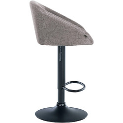 Acheter Non Tabouret de bar Davie tissu noir