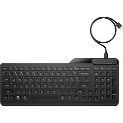 clavier et souris HP 405 Noir Qwerty US