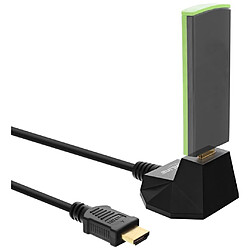 NEDIS Station HDMI InLine®, câble HDMI haute vitesse avec Ethernet, M / F, contacts noirs et dorés, 5 m