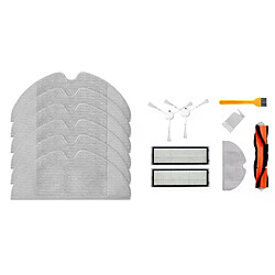 Lot d'accessoires pour aspirateur Robot Xiaomi Mijia 1C, tissus de nettoyage, serpillère et filtres pour brosse principale latérale, 1 kit, AD 6x