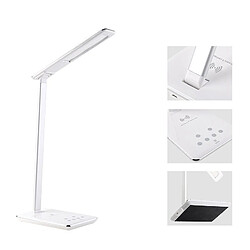 Avis 2 en 1 Qi Chargeur Sans Fil Station Dock Socle pour Smartphone Lampe De Bureau