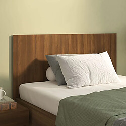 vidaXL Tête de lit Chêne marron 120x1,5x80 cm Bois d'ingénierie