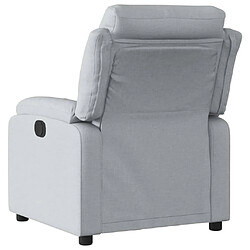 Acheter Maison Chic Fauteuil Relax pour salon, Fauteuil inclinable électrique Gris clair Tissu -GKD37525