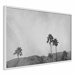 Paris Prix Affiche Murale Encadrée Sky of California 30 x 20 cm Blanc