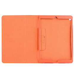 Acheter Wewoo Coque Orange pour iPad Pro 10,5 pouces Litchi Texture double rabat horizontal en cuir avec étui