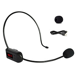 Universal FM Wireless Microphone Headset Microphone Small Loudspeaker Head-Mounted