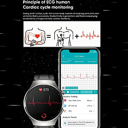 Yonis Montre Connectée AMOLED IP67 ECG Température Glucose pas cher