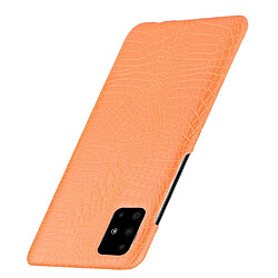 Avis Wewoo Coque Pour Galaxy A51 Antichoc Crocodile Texture PC + PU Case Orange