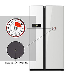 Acheter Universal Alarme de cuisson mécanique, compteur, horloge, avertissement de cuisson, compte à rebours manuel, minuterie de cuisine magnétique ronde.