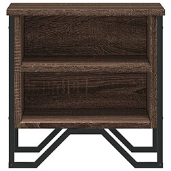 Acheter vidaXL Table de chevet chêne marron 40x30x40 cm bois d'ingénierie