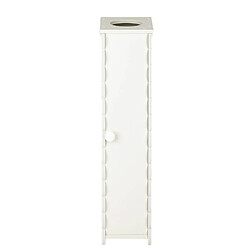 Armoire de salle de bain étroite de stockage de serviette en papier PVC haute de 67,5 cm