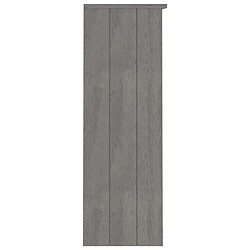 Avis vidaXL Dessus de buffet HAMAR Gris clair 85x35x100 cm Bois de pin