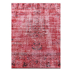 Vidal Tapis de laine 236x145 rouge Ultra Vintage pas cher